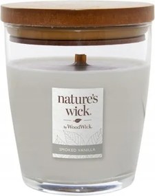 Woodwick Nature’s Wick Közepes Illatgyertya Smoked Vanilla Ajándék