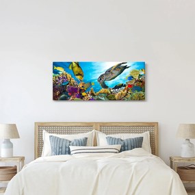 Egy korallzátony képe (120x50 cm)
