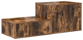 Füstölt Tölgy Tároló Szekrény 118x41x40 cm Mérnöki Fa