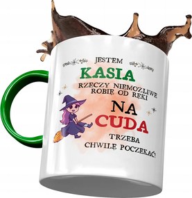 Zöld Bögre Kasi Barátnő Feleség Ajándék Nyomtatott Fotóval