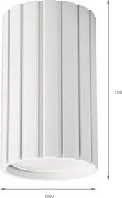 Brilagi - spotlámpa CRISPINA 1xGU10/10W/230V 10 cm fehér