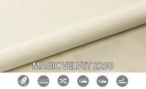 Franciaágy Boxspring 200 cm Veronica (krém) (matraccal és tárolóhellyel). Akció -17%. 1054520