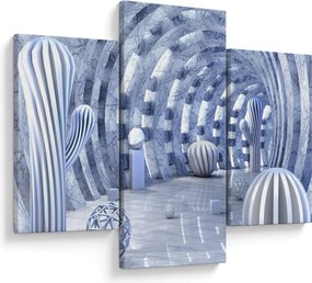 Kép - 3D absztrakció (90x60 cm)