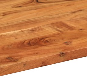 tömör akácfa ovális asztallap 110 x 50 x 3,8 cm