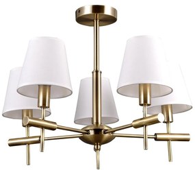 ITALUX MD38482-5 - Csillár rúdon BALTER 5xE14/40W/230V