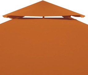 narancssárga csere pavilon ponyvatető 310 g/m² 3 x 3 m
