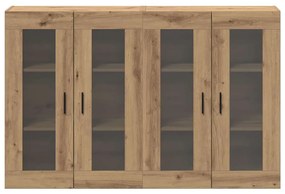 Fali Szekrények 2 pcs kézműves tölgy 69.5 x 34 x 90 cm