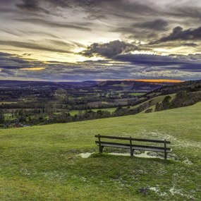 Poszter 80x80cm Reigate Hill, Assaf Frank
