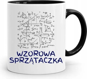Takarítónőnek Fekete Bögre Születésnapi Ajándék fényképes nyomtatással
