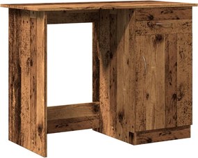 vidaXL antik fa színű szerelt fa íróasztal 100 x 50 x 76 cm