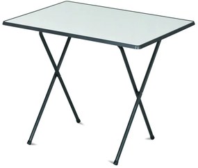 Asztal 60x80 camping sevelit antracitszükre / fehér