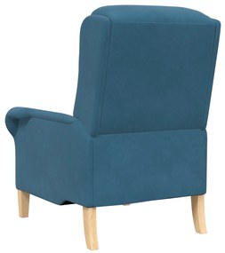 Kék Karosszék Kék Szövet, Fa Szabványos Ergonomikus