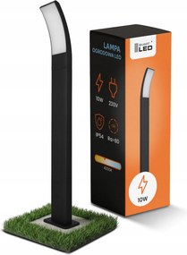 Led Kerti Lámpa Oszlop 50cm IP54 Fekete Modern Erős Prémium 230V