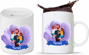 Apa Szett Bögre Persely Ajándék fényképes nyomtatással