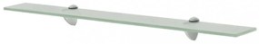 2 db lebegő üvegpolc 70 x 20 cm 8 mm