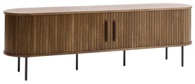 Barna TV-állvány tölgyfa dekorral 180x56x45 cm Nola – Unique Furniture