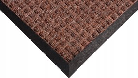 Barna textil lábtörlő szőnyeg ajtó alá 90x60