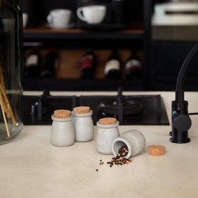 ODLITO ÖNTÖTT Betondoboz – Nefertiti – natúr – 8 cm – 4db