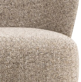 Bézs buklé fotel Elmont – Actona