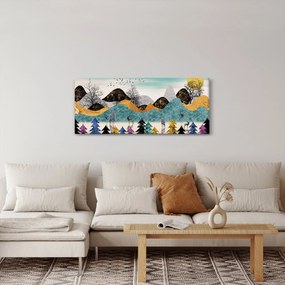 Grafikus kép szarvas (120x50 cm)