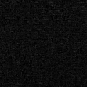 fekete kihúzható szövet heverő 90x200 cm