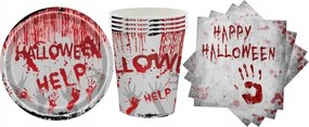 Halloween bögre szett tányérok 32db-os Halloween bögre szalvéta