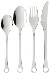 Ezüstszínű rozsdamentes acél evőeszköz készlet 16 db-os Pantry – Gense