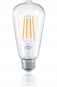 Dekoratív Led izzó E27 8W Meleg 2800K Filament Izzó Dekoráció 5,5x13cm