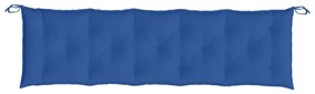 2 db kék oxford szövet kerti padpárna 180 x 50 x 7 cm