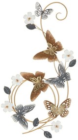 Fém fali dekoráció 45x88 cm Delis – Mauro Ferretti