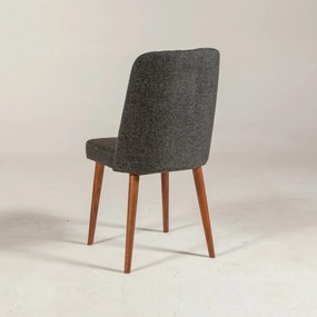 Vina étkezőszék Anthracite és Walnut