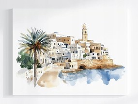 Vászonkép Canvas Építészet Város Izrael Tel-aviv Óváros 100x75