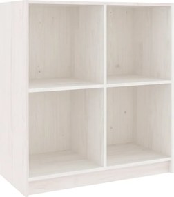 vidaXL fehér tömör fenyőfa tálalószekrény 70 x 33 x 76 cm