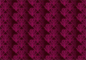 Fotótapéta flizelina Rombusz Bordó Magenta Fukszia heraldikus 208x146 +ragasztó