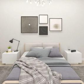 Fehér forgácslap éjjeliszekrény 100 x 35 x 40 cm