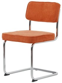 Stílusos szánkótalpas szék Denise narancssárga