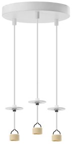 LUCAS BASE 3R Függeszték GU10 WH