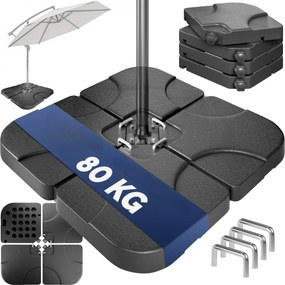 Deuba Súly készlet napernyőhöz 4 db - antracit