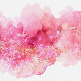 Dekoratív fotótapéta falra Könnyű összeszerelés Virágos minta 250x250 Ragasztó