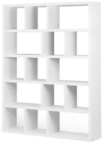 Fehér könyvespolc 150x198 cm Berlin – TemaHome