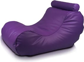 Babzsák nyugágy XL öko-bőr TiaHome - lila