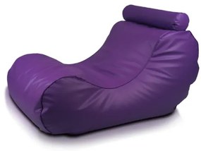 Babzsák nyugágy XL öko-bőr TiaHome - krém