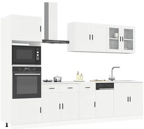 7 darabos konyhaszekrény szett Porto&quot; Fehér színű műfa&quot;