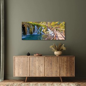 Kép - Bejárat a vízesésekhez (120x50 cm)