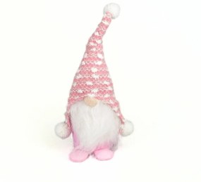 Pinky karácsonyi textil törpe, 23 cm