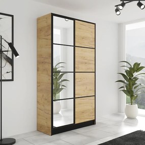 Eden 2D Gardróbszekrény 104,8cm, Arany Tölgy