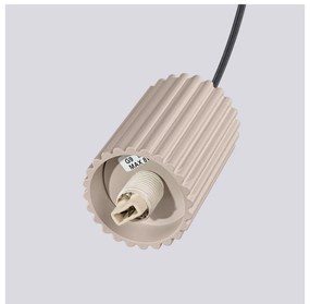 Szürkésbarna függőlámpa üveg búrával ø 12 cm Orbital – Sollux