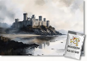 Fotótapéta Flizelina Tenger Tengerpart Kastély Erőd 152,5x104 ragasztó