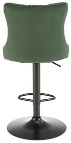 H-117 bárszék sötétzöld, fekete