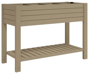 Világosbarna polipropilén magaságyás 110x45x79 cm